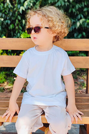 Breeze Erkek Çocuk Tişört Basic 4-14 Yaş, Beyaz