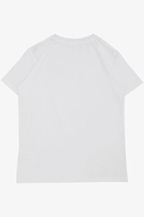 Breeze Erkek Çocuk Tişört Basic 4-14 Yaş, Beyaz