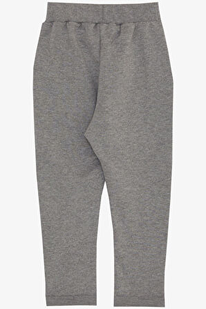 Breeze Erkek Bebek Alt Düğme Aksesuarlı Armalı Cepli 9 Ay-3 Yaş, Koyu Gri Melanj