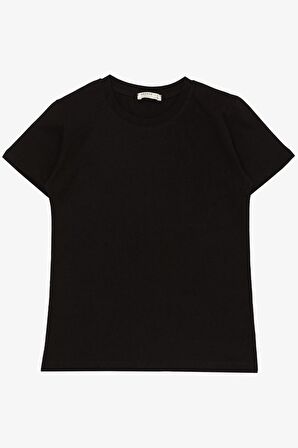 BREEZE Erkek Çocuk Tişört Basic 4-8 Yaş, Siyah