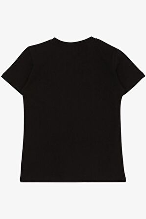 BREEZE Erkek Çocuk Tişört Basic 4-8 Yaş, Siyah