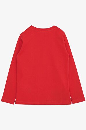 Breeze Erkek Çocuk Uzun Kollu Tişört Basic 9-14 Yaş, Mercan