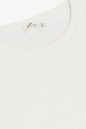 BREEZE Erkek Çocuk Uzun Kollu Tişört Basic 9-14 Yaş, Ekru