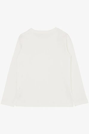 BREEZE Erkek Çocuk Uzun Kollu Tişört Basic 9-14 Yaş, Ekru
