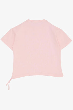 Breeze Kız Çocuk Tişört Papatya Baskılı 7-12 Yaş, Pembe