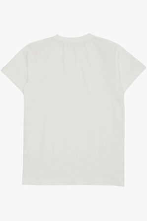 Breeze Erkek Çocuk Tişört Basic 4-14 Yaş, Ekru