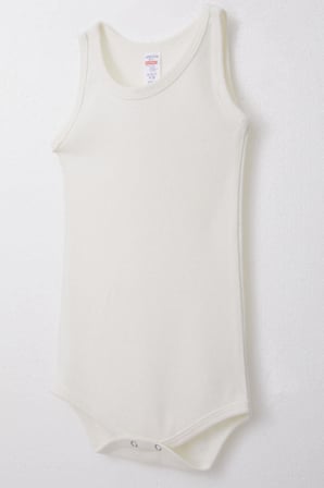 Breeze Erkek Bebek Çıtçıtlı Atlet Zıbın Body Jakarlı 9 Ay-3 Yaş, Ekru