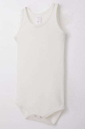 Breeze Kız Bebek Çıtçıtlı Atlet Zıbın Body 9 Ay-3 Yaş, Ekru