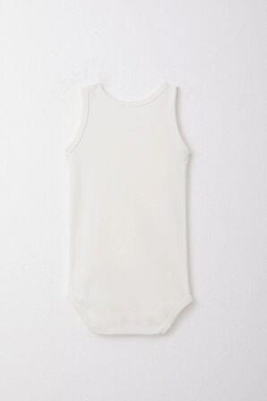 Breeze Kız Bebek Çıtçıtlı Atlet Zıbın Body 9 Ay-3 Yaş, Ekru