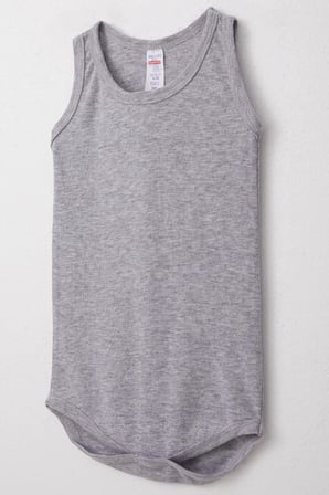 Breeze Erkek Bebek Çıtçıtlı Atlet Zıbın Body Jakarlı 9 Ay-3 Yaş, Gri Melanj