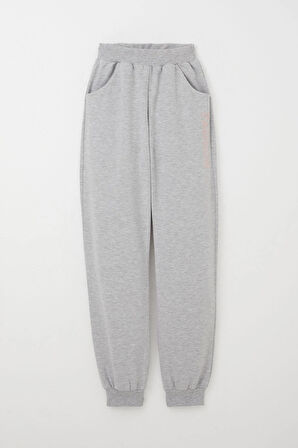 Breeze Kız Çocuk Eşofman Takım Moda Temalı Yazı Nakışlı 8-12 Yaş, Pembe