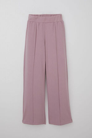 Breeze Kız Çocuk 3 Lü Pantolonlu Takım Kapüşonlu 9-14 Yaş, Lila