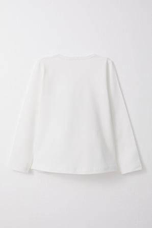 Breeze Kız Çocuk Taytlı Takım Papatya Baskılı 1.5-5 Yaş, Beyaz