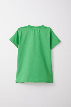 Breeze Erkek Çocuk Şortlu Takım Kral Aslancık Baskılı 1-4 Yaş, Yeşil