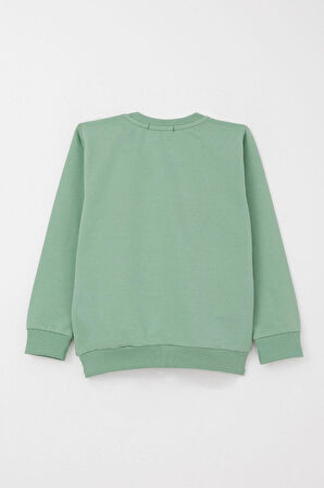 Breeze Erkek Çocuk Eşofman Takım Moda Temalı Yazı Baskılı 2-6 Yaş, Mint Yeşili