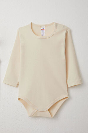 Breeze Erkek Bebek Zıbınlı 3 Lü Takım Sevimli Ayıcık Nakışlı Kapüşonlu 4 Ay-1 Yaş, Bej