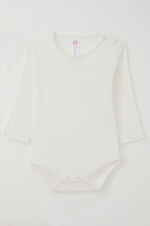 Breeze Erkek Bebek Zıbınlı 3 Lü Takım Sevimli Tavşancık Armalı 4 Ay-1 Yaş, Krem