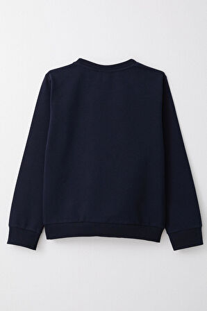 Breeze Erkek Çocuk Sweatshirt 4-8 Yaş, Lacivert