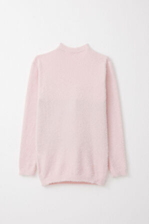 Breeze Kız Çocuk Triko Kazak Basic 8-14 Yaş, Pembe