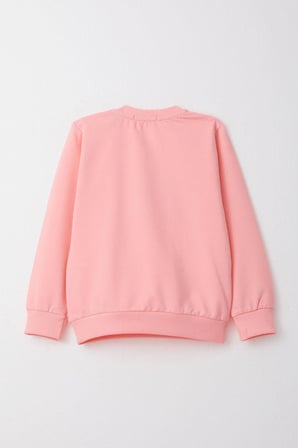 Breeze Kız Bebek Eşofman Takım Prenses Yazı Nakışlı 9 Ay-3 Yaş, Pembe