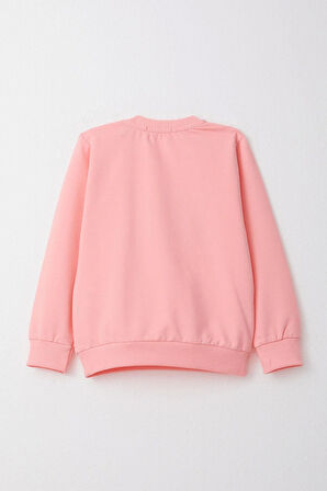 Breeze Kız Bebek Eşofman Takım Prenses Yazı Nakışlı 9 Ay-3 Yaş, Pembe