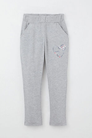 Breeze Kız Çocuk Taytlı Takım Sevgi Temalı Sevimli Hayvancıklar Baskılı 1-4 Yaş, Gülkurusu