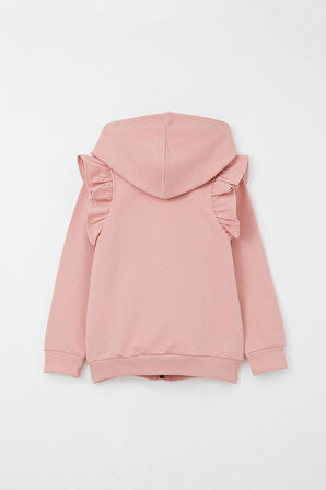 Breeze Kız Çocuk Eşofman Takım Çiçek & Kuş Nakışlı 1.5-5 Yaş, Gülkurusu