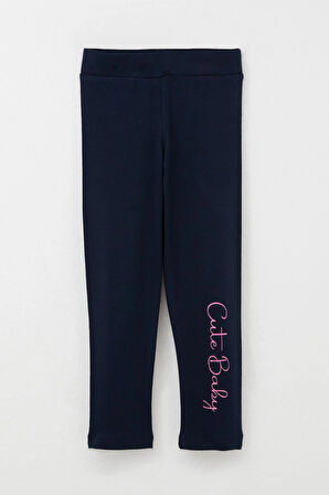 Breeze Kız Çocuk Taytlı Takım Sevimli Bebek Ayıcıklar Baskılı 1-4 Yaş, Ekru