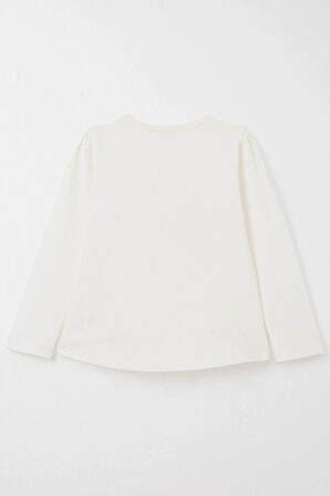 Breeze Kız Çocuk Taytlı Takım Sevimli Bebek Ayıcıklar Baskılı 1-4 Yaş, Ekru