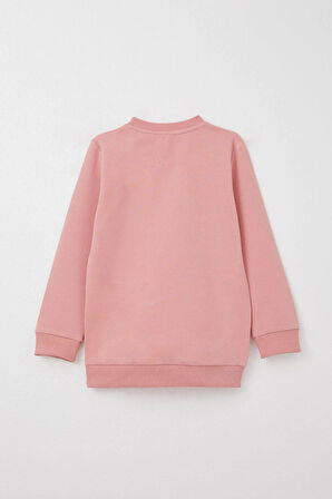 Breeze Kız Çocuk Eşofman Takım Havalı Kız Baskılı 2-6 Yaş, Gülkurusu