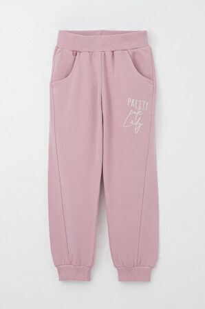 Breeze Kız Çocuk Eşofman Takım Havalı Kız Baskılı 2-6 Yaş, Ekru