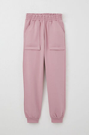 Breeze Kız Çocuk Eşofman Takım Lig Temalı Ön Kısmı V Dikişli 5-10 Yaş, Gülkurusu