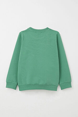 Breeze Erkek Çocuk Eşofman Takım Oyuncu Köpekçik Baskılı 1-4 Yaş, Mint Yeşili