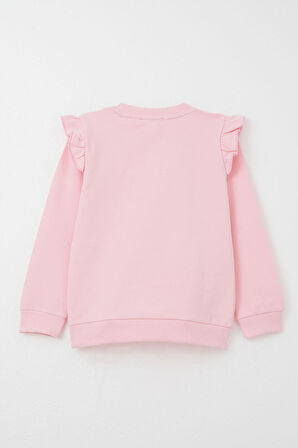 Breeze Kız Çocuk Eşofman Takım Sevimli Tavşancık Baskılı 3-8 Yaş, Pembe