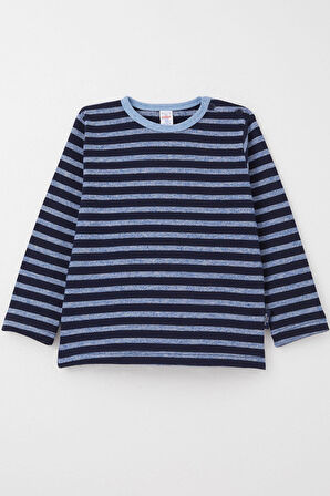 Breeze Erkek Bebek Uzun Kollu Tişört Patlı 9 Ay-3 Yaş, Karışık Renk