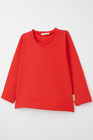 Breeze Kız Bebek Uzun Kollu Tişört Basic 9 Ay-3 Yaş, Narçiçeği