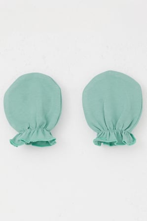 Breeze Yenidoğan Bebek Eldiven Basic Standart, Mint Yeşili