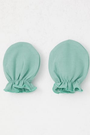Breeze Yenidoğan Bebek Eldiven Basic Standart, Mint Yeşili