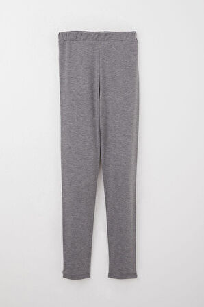 Breeze Kız Çocuk Taytlı Takım Çiçek & Simli Kelebek Baskılı 4-8 Yaş, Beyaz