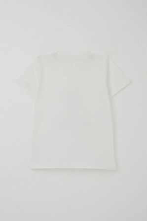 Breeze Erkek Bebek Şortlu Takım Havalı Ayıcık Baskılı 9 Ay-3 Yaş, Ekru