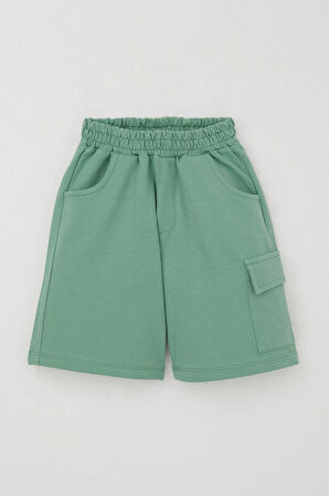 Breeze Erkek Çocuk Şortlu Takım Güçlü Dinozorlar Baskılı 3-8 Yaş, Bej