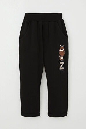 Breeze Erkek Bebek Eşofman Takım Zebra Macerası 9 Ay-3 Yaş, Krem