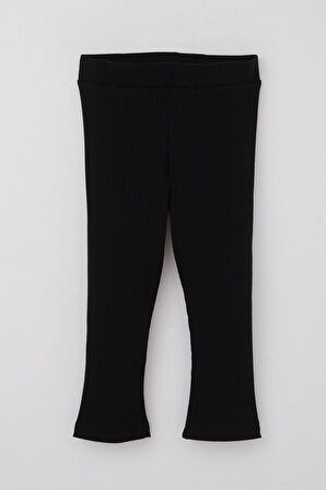 Breeze Kız Çocuk Kapri Taytlı Takım Çapraz Detay Yazı Baskılı 8-14 Yaş, Gülkurusu