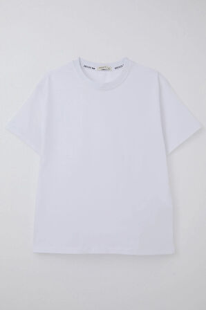 Breeze Erkek Çocuk Tişört Basic 4-14 Yaş, Beyaz