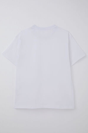 Breeze Erkek Çocuk Tişört Basic 4-14 Yaş, Beyaz