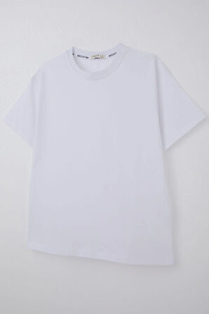 Breeze Erkek Çocuk Tişört Basic 4-14 Yaş, Beyaz