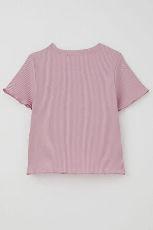 Datagridviewtextboxcolumn { Name=Marka, Index=5 } Kız Çocuk Tişört Tül Çiçek Armalı Boncuk Aksesuarlı Kemer Boy 8-14 Yaş, Lila