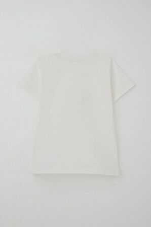 Breeze Erkek Bebek Şortlu Takım Motivasyon Temalı Bağcık Aksesuarlı 9 Ay-3 Yaş, Ekru