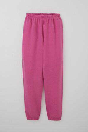 Breeze Kız Çocuk Pijama Takımı Verev Çizgi Desenli 9-12 Yaş, Pembe