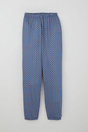 Breeze Erkek Çocuk Pijama Takımı Kare Desenli 9-12 Yaş, Mavi
